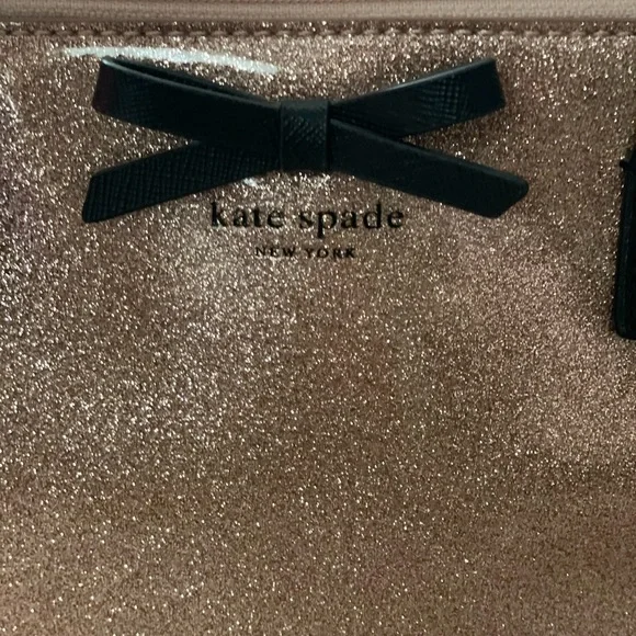 Kate Spade Glitter Tote Bag - Rose Gold - Picture 2 of 12